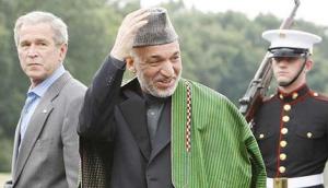 Bush y Karzai